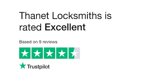 Thanet Locksmiths  rated excerlent on Trustpilot